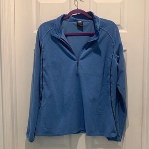 Fleece Blue Quarter Zip Size XL